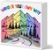 LGBT Decor Desk Sign – 5x5 Inches Wooden Box Sign with "Wander Your Own Way" Rainbow Pride Graphic – Aesthetic LGBTQ Ally Room Accent, Home Office Display, & Pride Month Gift for Lesbian, Gay, Queer & Friends